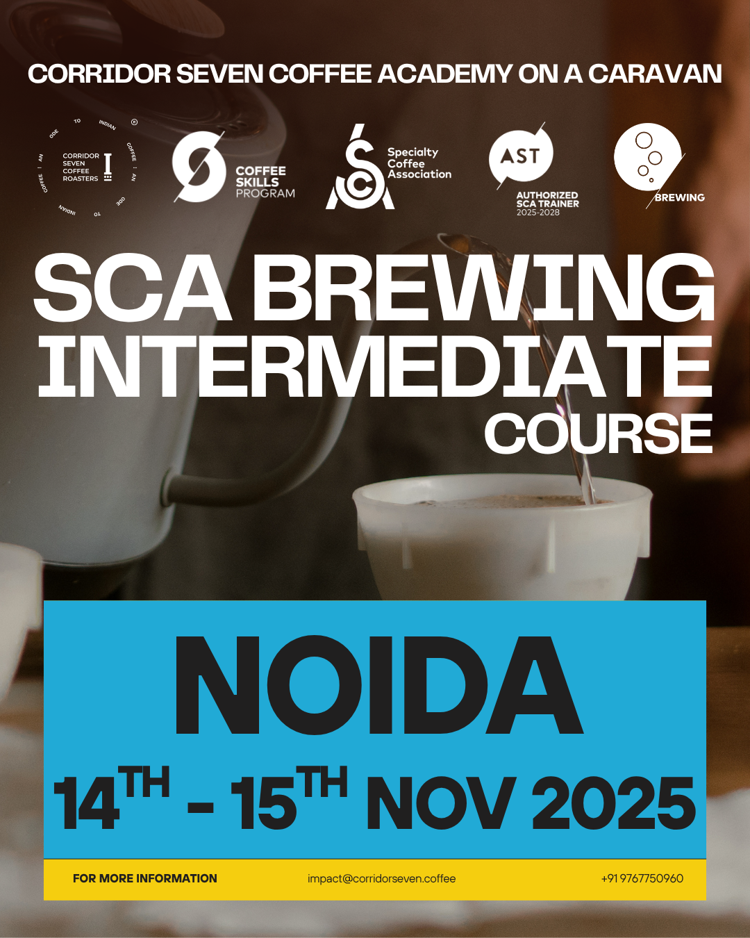 SCA Brewing Intermediate Course -  NOIDA