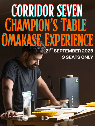 Champion’s Table – Coffee Omakase Experience