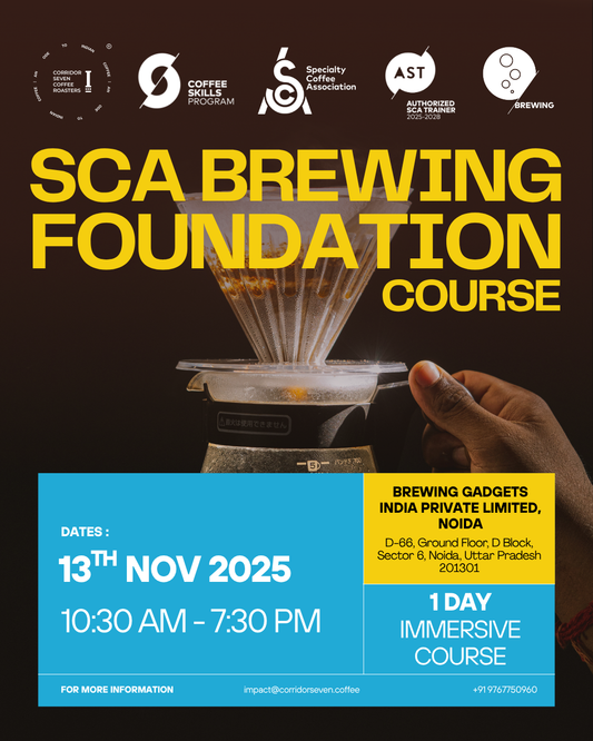 SCA Brewing Foundation Course - NOIDA