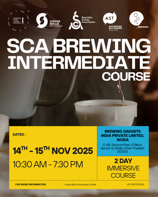 SCA Brewing Intermediate Course -  NOIDA